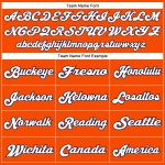 Mesh Custom Oranje Wit-Marineblauw Voetbalshirt Throwback Authentiek Mesh Custom Oranje Wit-Marineblauw Voetbalshirt Throwback Authentiek