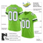 Mesh Wit-Marinegroen Neon Voetbal Authentiek Aangepast Jersey Mesh Wit-Marinegroen Neon Voetbal Authentiek Aangepast Jersey