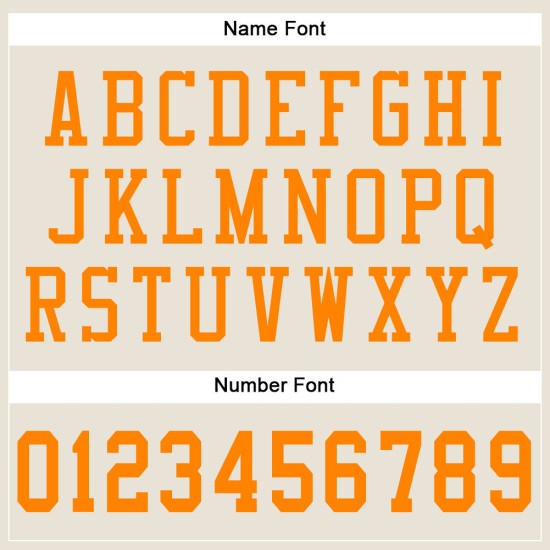 Custom Jersey Football Cream Orange Bay Mesh Authentic Custom Jersey Football Cream Orange Bay Mesh Authentic
