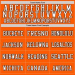 Oranje Custom Football Jersey Authentiek Zwart-Wit Mesh Oranje Custom Football Jersey Authentiek Zwart-Wit Mesh