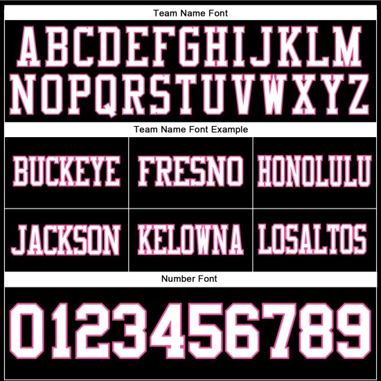 Zwarte Custom Authentic Jersey Wit-Roze Mesh Voetbal Zwarte Custom Authentic Jersey Wit-Roze Mesh Voetbal