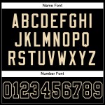 Zwart-crèmekleurig shirt met zwart aangepast voetbalshirt met authentiek mesh Zwart-crèmekleurig shirt met zwart aangepast voetbalshirt met authentiek mesh
