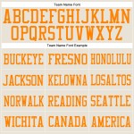 Custom Jersey Football Cream Orange Bay Mesh Authentic Custom Jersey Football Cream Orange Bay Mesh Authentic
