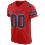 Jersey Scarlet Authentic Navy-Light Custom Mesh Gray Football Jersey Scarlet Authentic Navy-Light Custom Mesh Gray Football