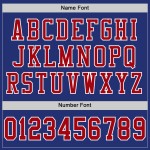 Aangepast Royal Football Mesh Authentiek Rood-Wit Jersey Aangepast Royal Football Mesh Authentiek Rood-Wit Jersey