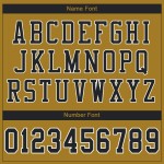 Voetbal Mesh Zwart-Wit Oud Aangepast Jersey Authentiek Goud Voetbal Mesh Zwart-Wit Oud Aangepast Jersey Authentiek Goud
