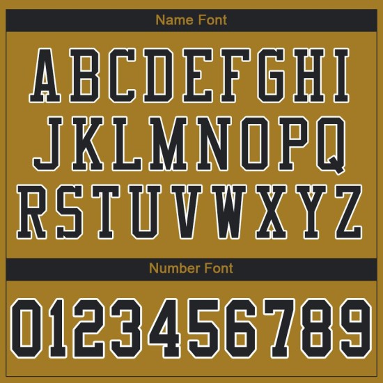 Voetbal Mesh Zwart-Wit Oud Aangepast Jersey Authentiek Goud Voetbal Mesh Zwart-Wit Oud Aangepast Jersey Authentiek Goud