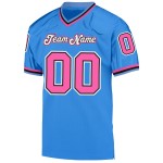 Mesh Powder Custom Roze-Zwart Throwback Authentiek Voetbalblauw Jersey Mesh Powder Custom Roze-Zwart Throwback Authentiek Voetbalblauw Jersey