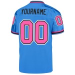Mesh Powder Custom Roze-Zwart Throwback Authentiek Voetbalblauw Jersey Mesh Powder Custom Roze-Zwart Throwback Authentiek Voetbalblauw Jersey