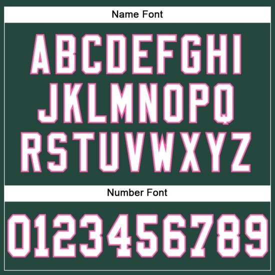 Groen Jersey Authentieke Mesh Wit-Roze Voetbal Aangepast Groen Jersey Authentieke Mesh Wit-Roze Voetbal Aangepast