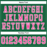 Mesh Jersey Voetbal Custom Authentic Groen Roze-Wit Kelly Mesh Jersey Voetbal Custom Authentic Groen Roze-Wit Kelly