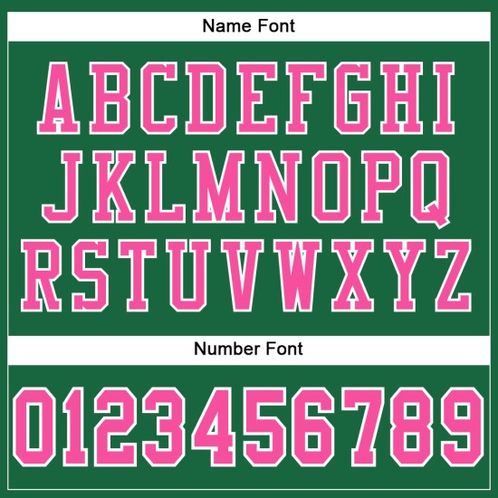Mesh Jersey Voetbal Custom Authentic Groen Roze-Wit Kelly Mesh Jersey Voetbal Custom Authentic Groen Roze-Wit Kelly