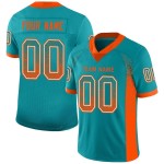 Jersey Drift Fashion Custom Oranje-Wit Mesh Aqua Voetbal Jersey Drift Fashion Custom Oranje-Wit Mesh Aqua Voetbal