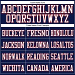 Authentiek Jersey Mesh Navy Custom Football Wit-Rood Authentiek Jersey Mesh Navy Custom Football Wit-Rood