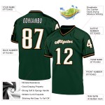 Jersey Wit-Oud Authentiek Goud Throwback Groen Voetbal Mesh Aangepast Jersey Wit-Oud Authentiek Goud Throwback Groen Voetbal Mesh Aangepast