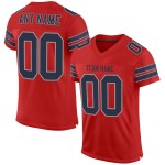 Jersey Scarlet Authentic Navy-Light Custom Mesh Gray Football Jersey Scarlet Authentic Navy-Light Custom Mesh Gray Football