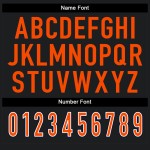 Mesh Jersey Fashion Split Football Zwart Aangepast Oranje-Wit Mesh Jersey Fashion Split Football Zwart Aangepast Oranje-Wit