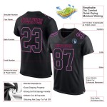 Zwart Blauw-Hot Custom Mesh Jersey Zwart Poeder Voetbal Authentiek Roze Zwart Blauw-Hot Custom Mesh Jersey Zwart Poeder Voetbal Authentiek Roze