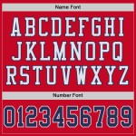 Marineblauw-wit voetbalmesh custom throwback rood authentiek shirt Marineblauw-wit voetbalmesh custom throwback rood authentiek shirt