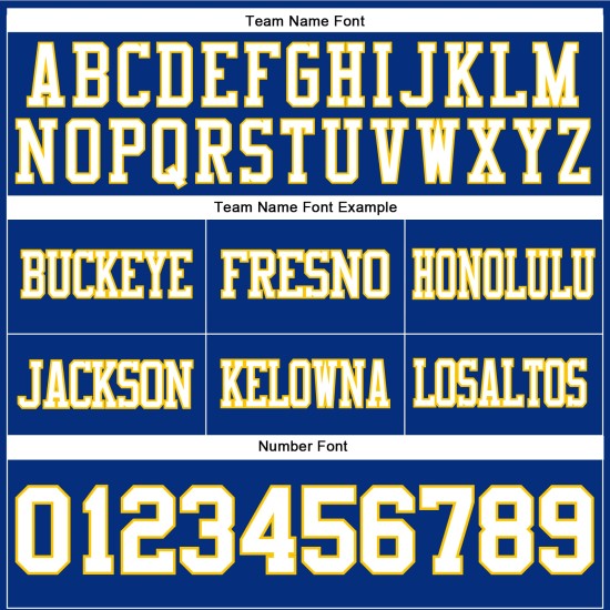 Aangepast voetbalmesh authentiek koninklijk wit-geel shirt Aangepast voetbalmesh authentiek koninklijk wit-geel shirt