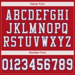 Jersey Rood Voetbal Wit-Royal Mesh Authentiek Aangepast Jersey Rood Voetbal Wit-Royal Mesh Authentiek Aangepast