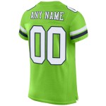 Mesh Wit-Marinegroen Neon Voetbal Authentiek Aangepast Jersey Mesh Wit-Marinegroen Neon Voetbal Authentiek Aangepast Jersey