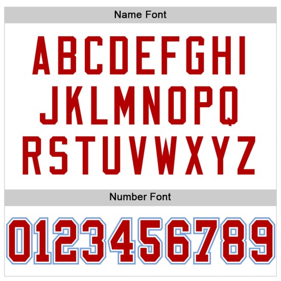 Mesh Blauw Rood-Licht Aangepast Wit Authentiek Voetbalshirt Mesh Blauw Rood-Licht Aangepast Wit Authentiek Voetbalshirt