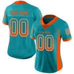 Jersey Drift Fashion Custom Oranje-Wit Mesh Aqua Voetbal Jersey Drift Fashion Custom Oranje-Wit Mesh Aqua Voetbal